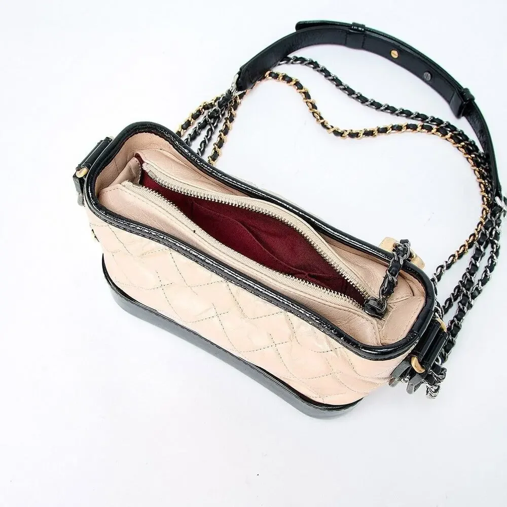 Chanel Gabriel Small 2017 Shoulder Bag Beige